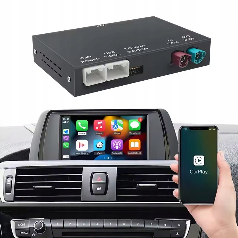 Modul s displejom — CarPlay na pôvodnom displeji BMW