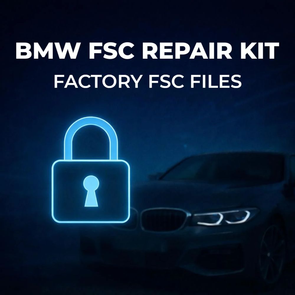 BMW FSC Repair Kit — originálne FSC súbory